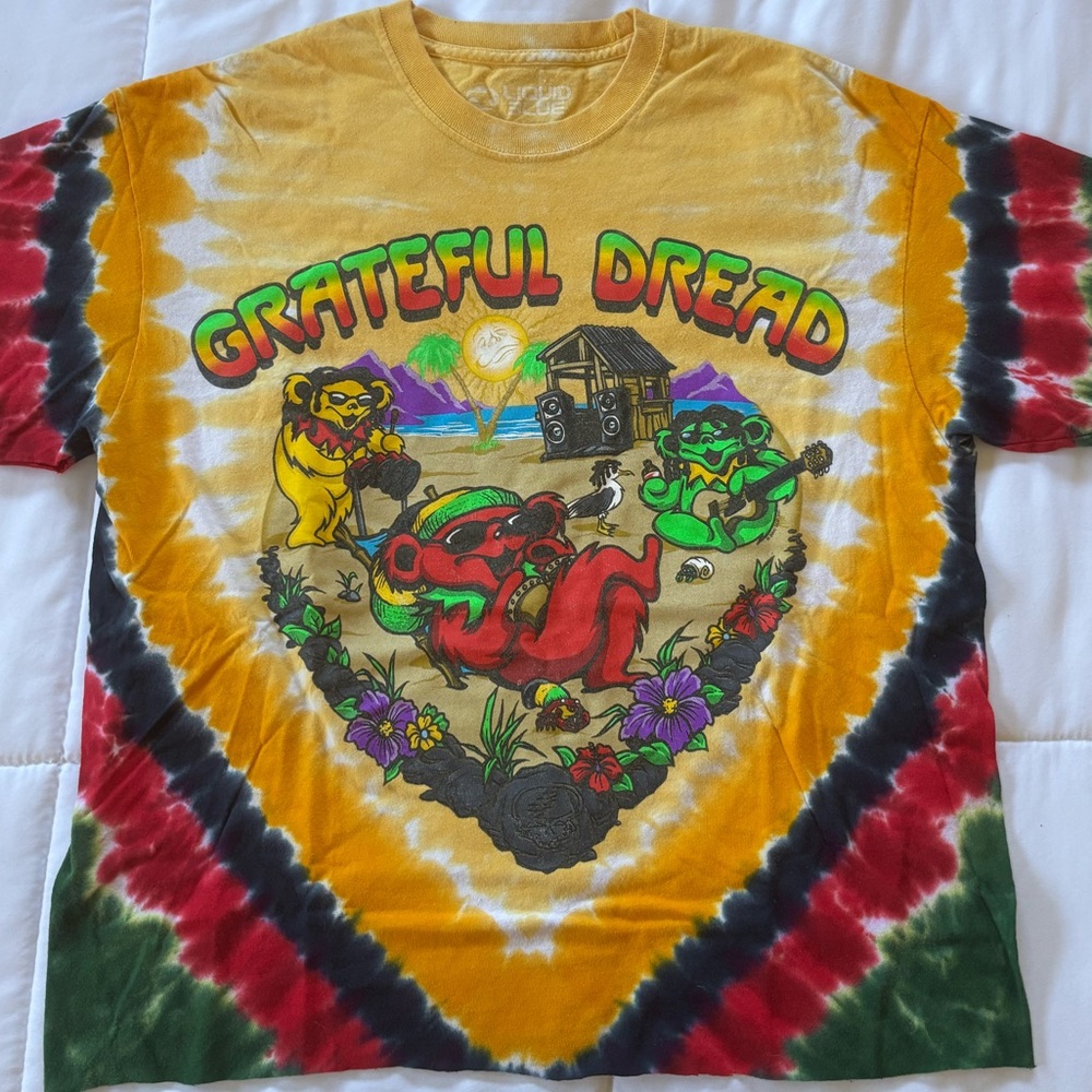 Grateful “Dread” Dead Tie-Dye T-Shirt - Picture 2 of 15